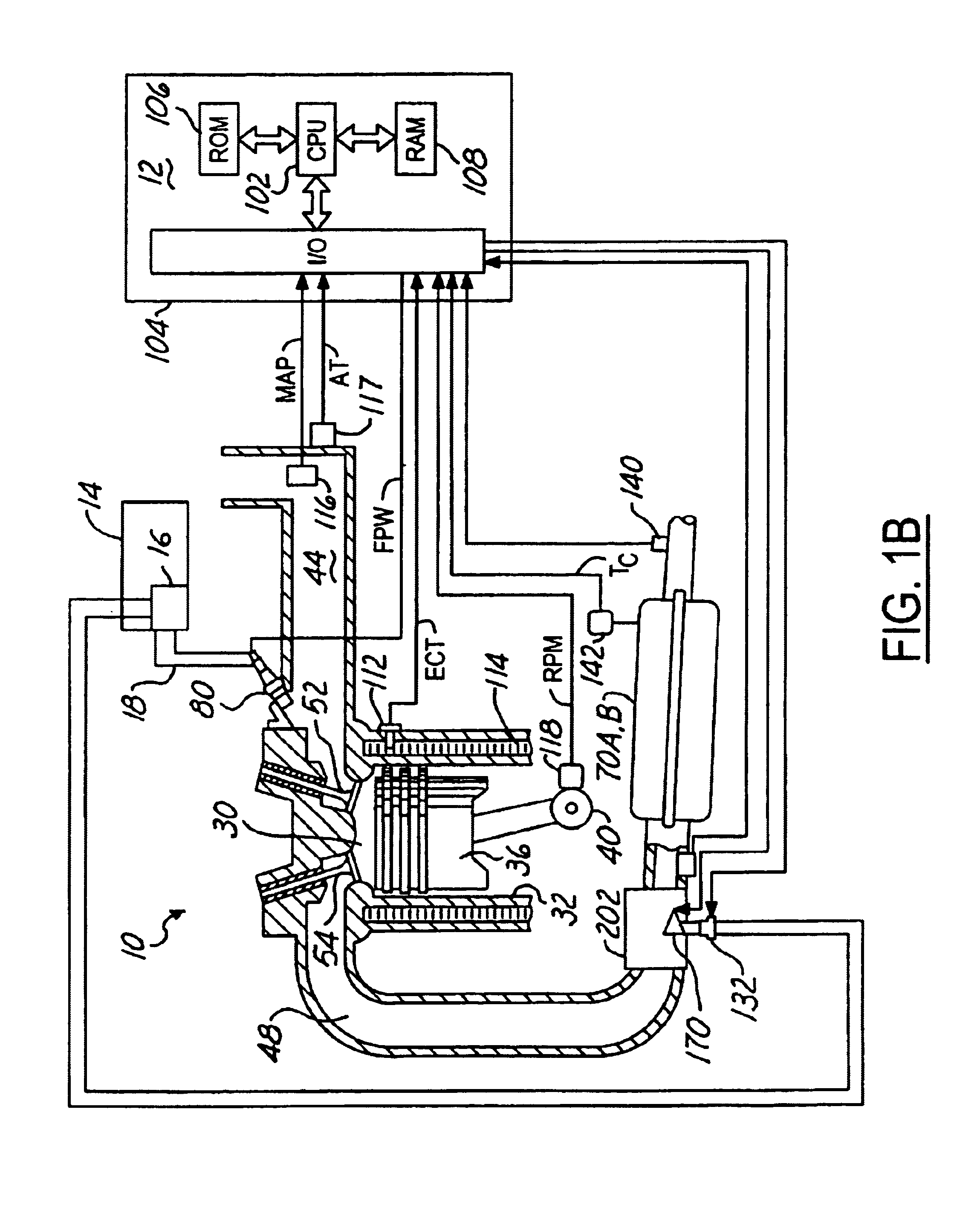 Diesel engine system for use with emission control device