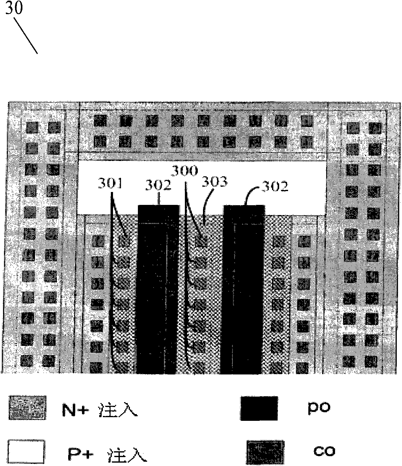 Electrostatic discharge protection pattern for high voltage applications