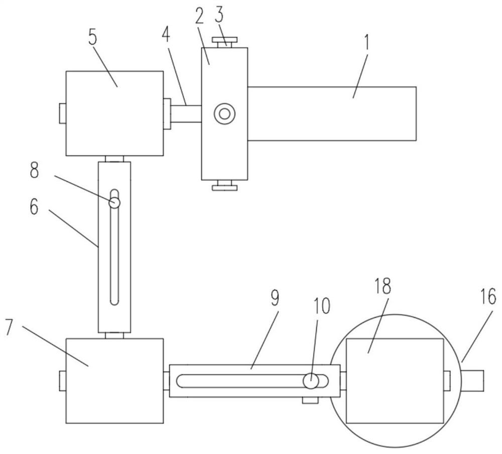 A modular transmission device for measuring the speed of the main shaft of a vacuum circuit breaker