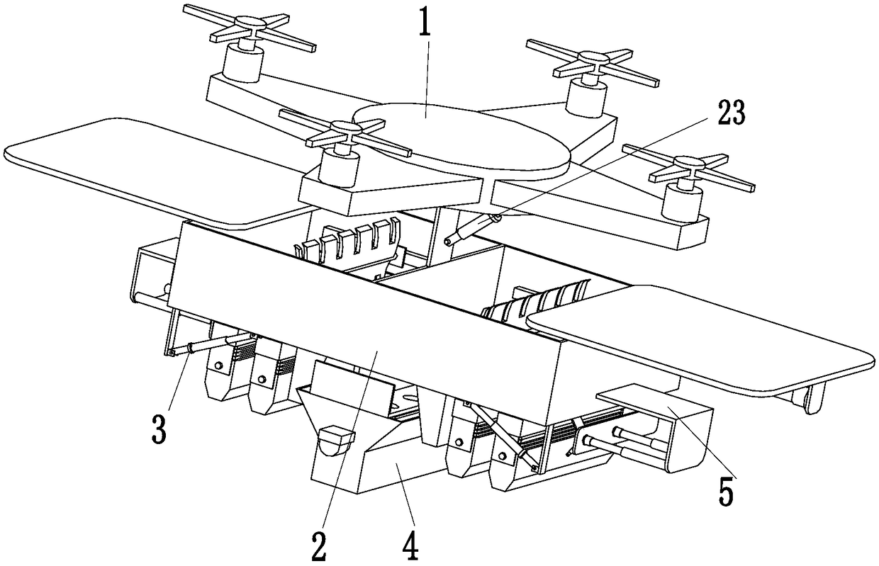 Agricultural sowing system for unmanned aerial vehicle, and automatic seed sowing method thereof