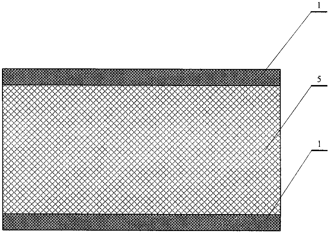 Self-bonding layer strip material with environmental protection and wide temperature change