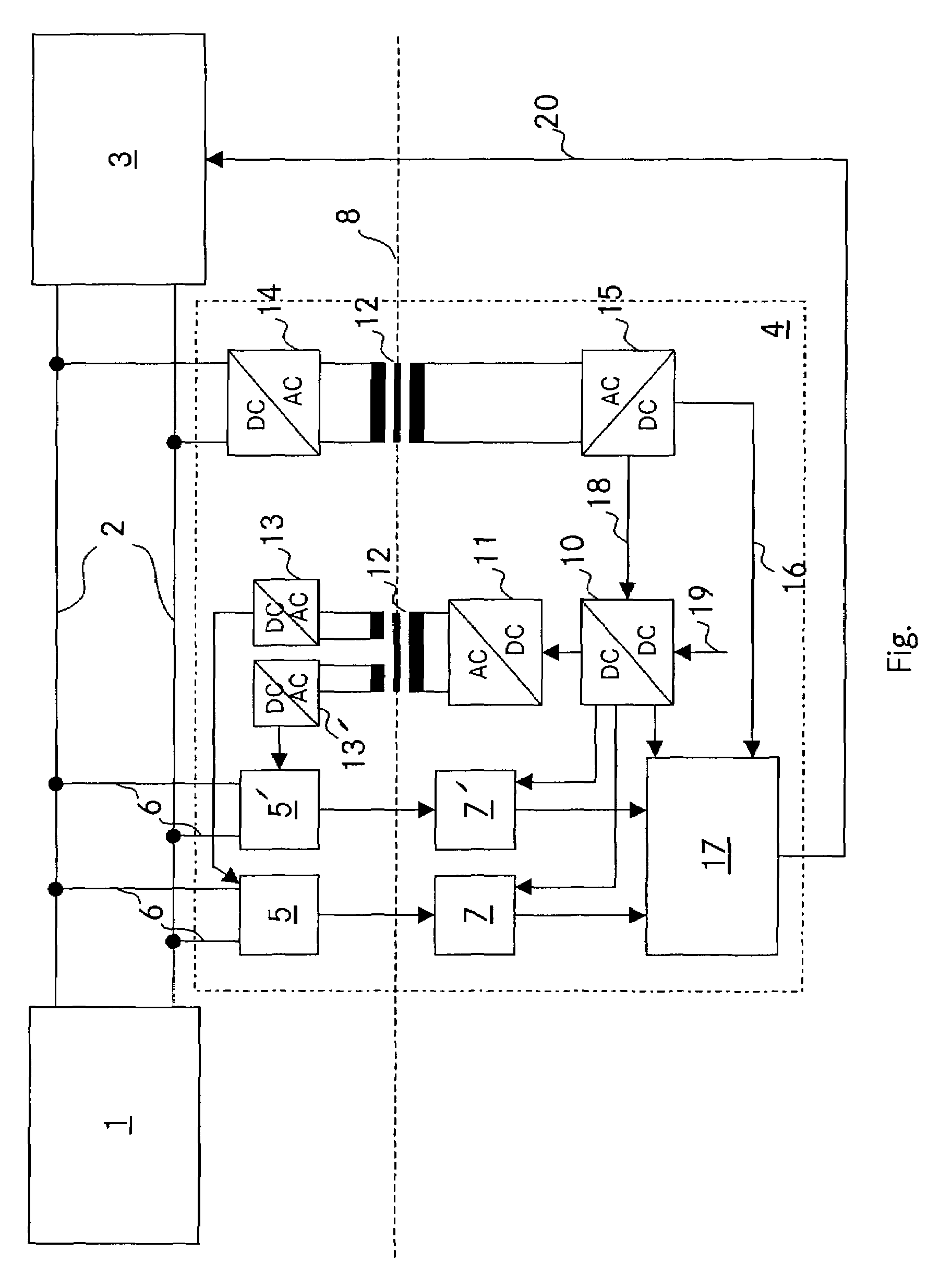 Fuel cell system and method for voltage monitoring for a fuel cell system