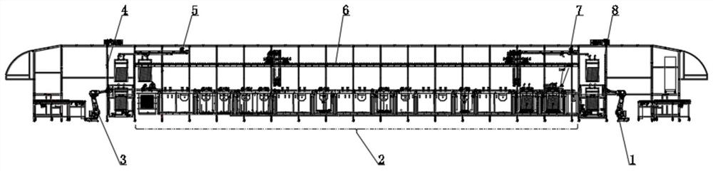 A fully automatic immersion copper production line for pcb