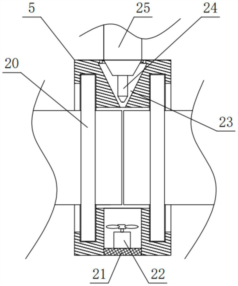 Plastic pipe for industrial dust collection and preparation method thereof