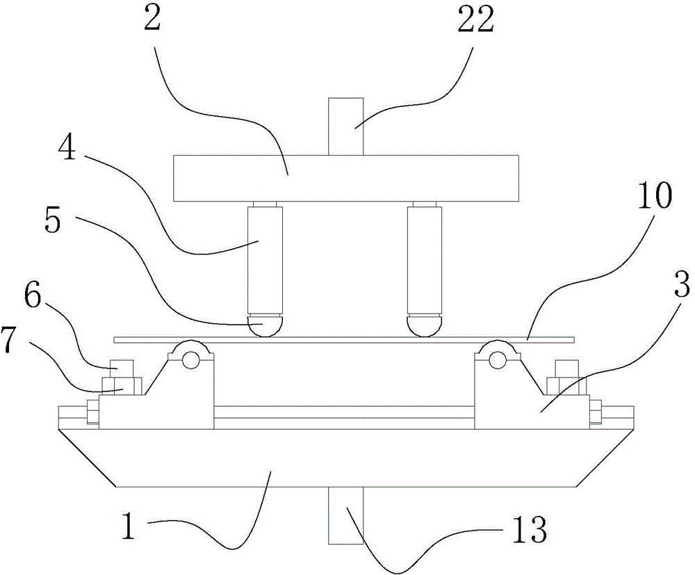 Curve detection device and detection method
