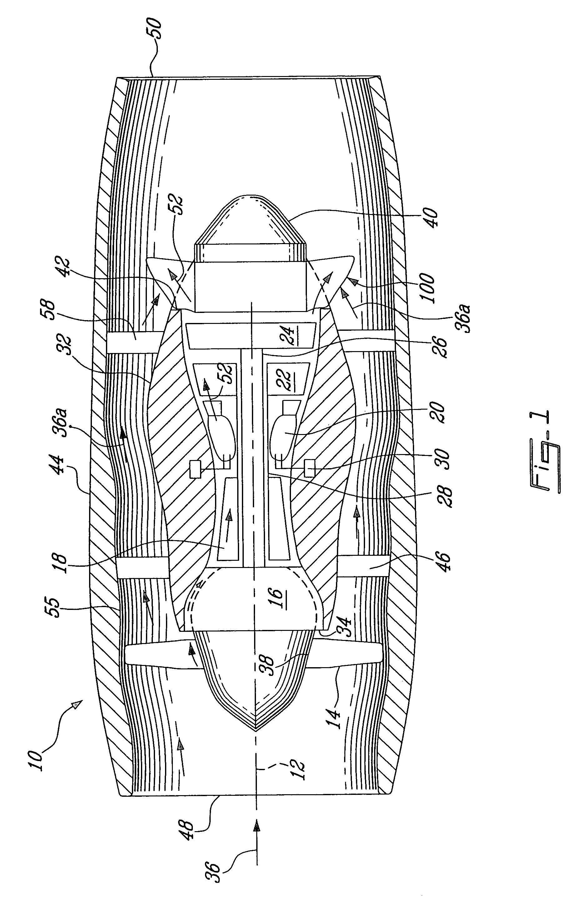 Combined exhaust duct and mixer for a gas turbine engine