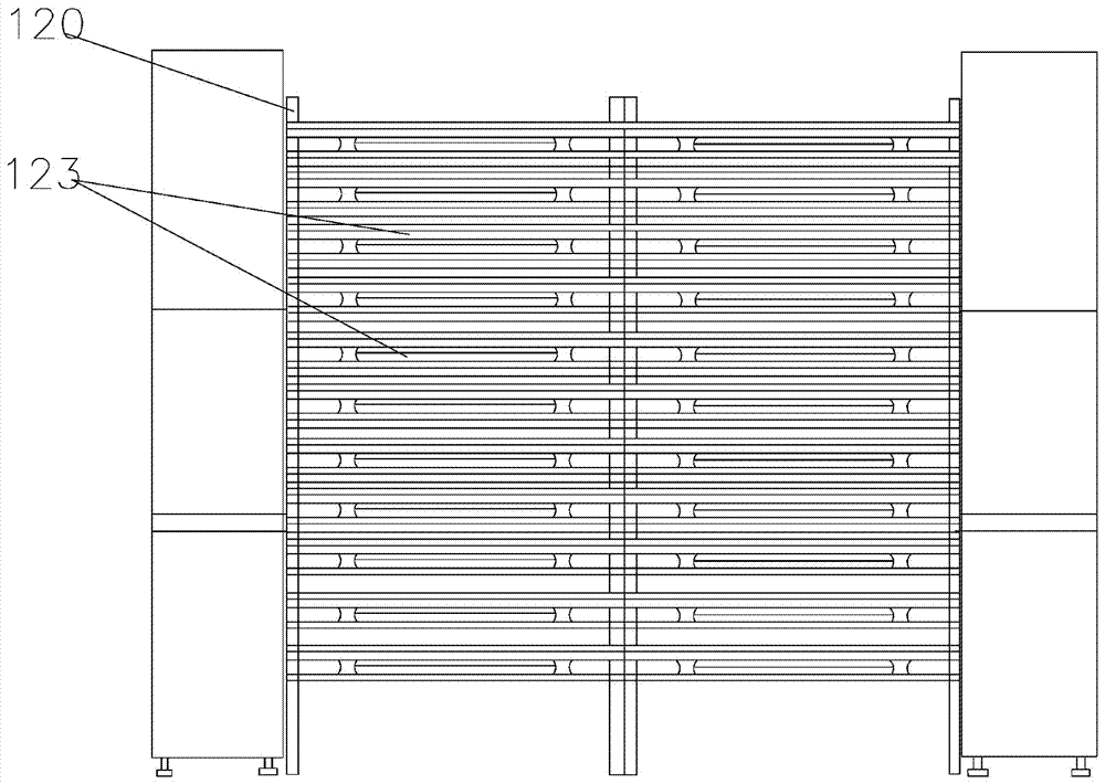 LED module glue filling device and technology