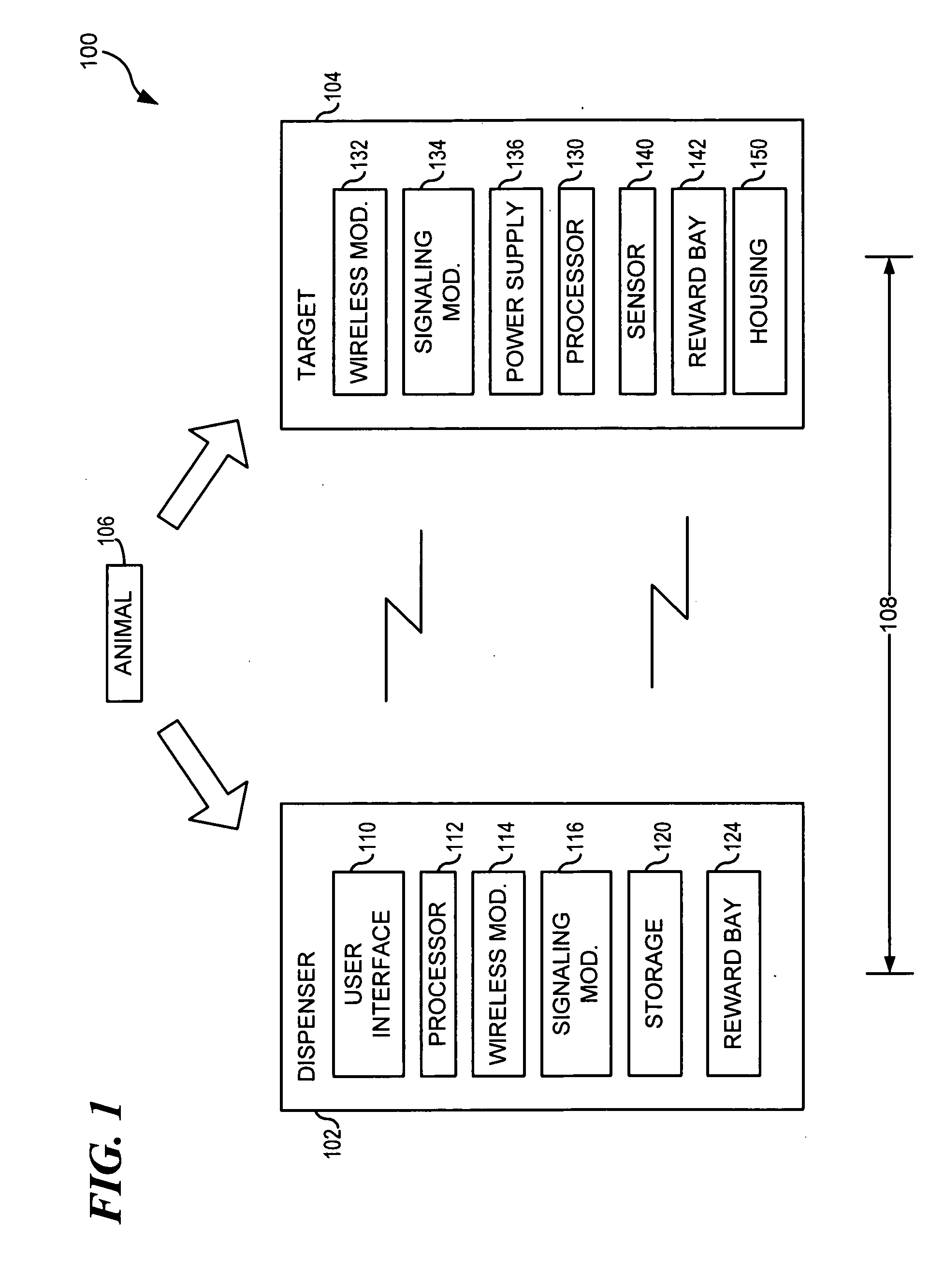 System and method for training an animal