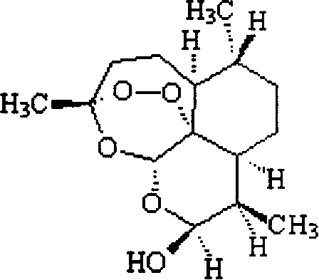 Double hydrogen arteannuic plain guagui slice and preparing method thereof