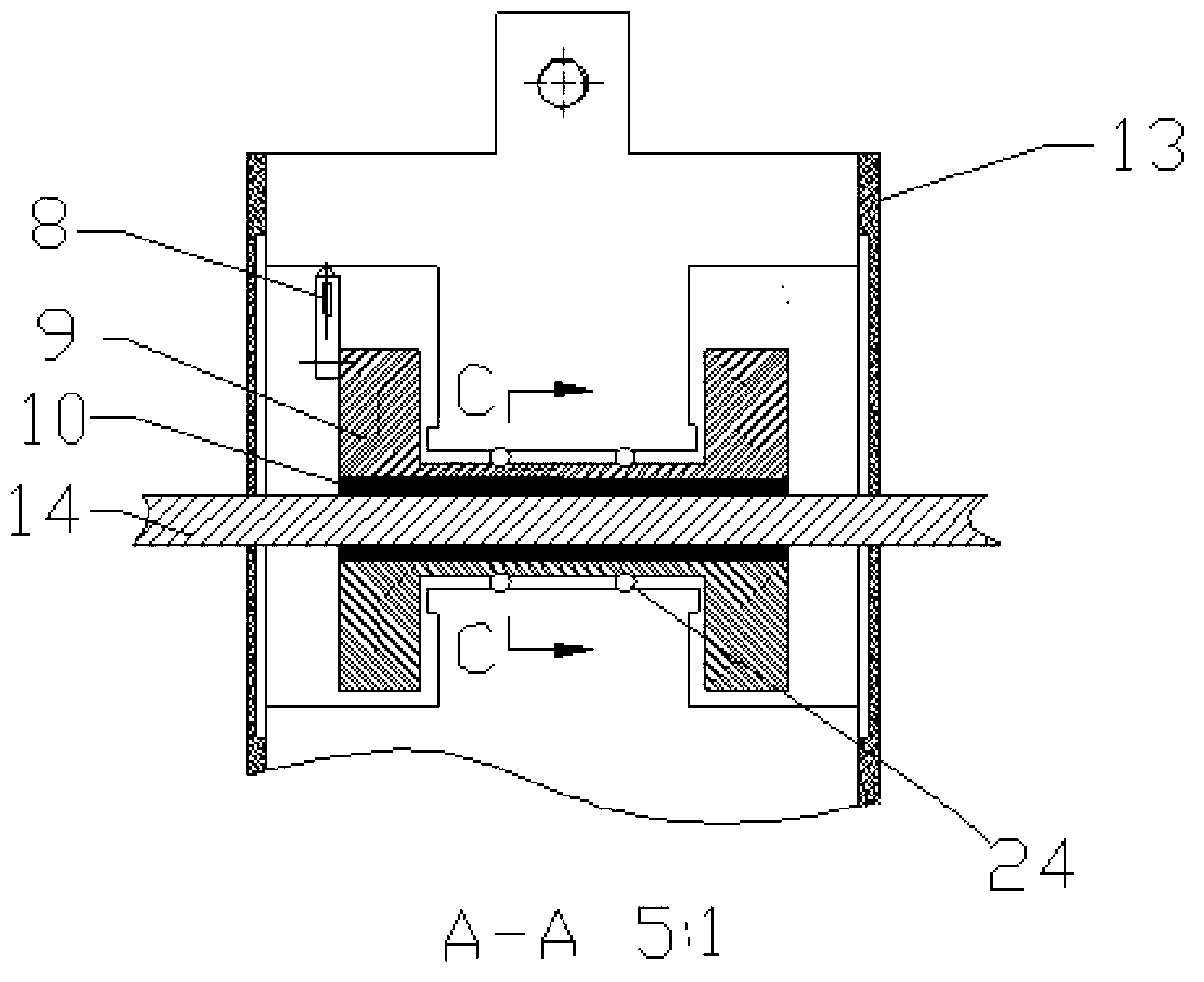 Vibration monitoring system and vibration monitoring method for divided conductors