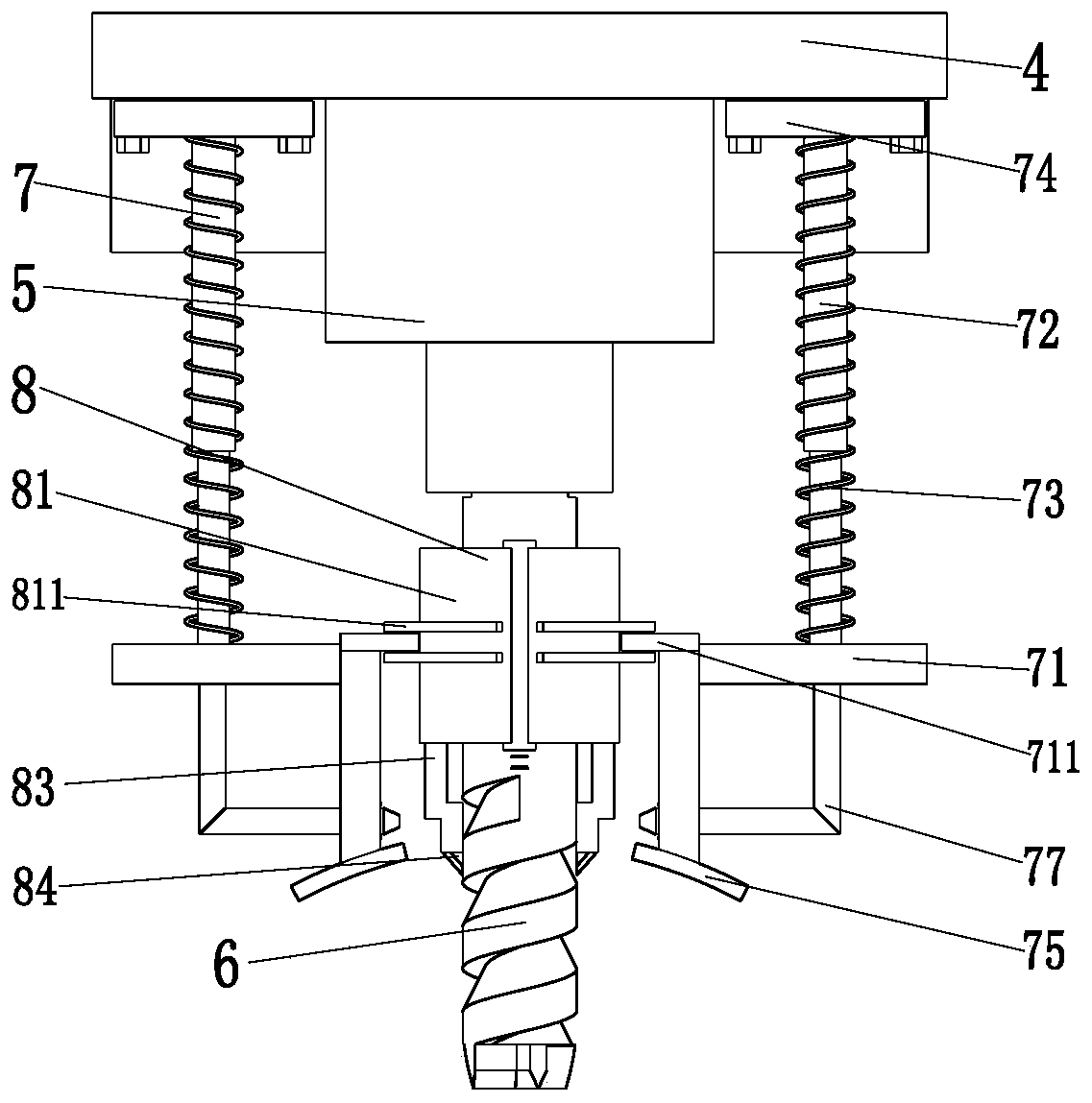 Slot milling machine for workpiece milling