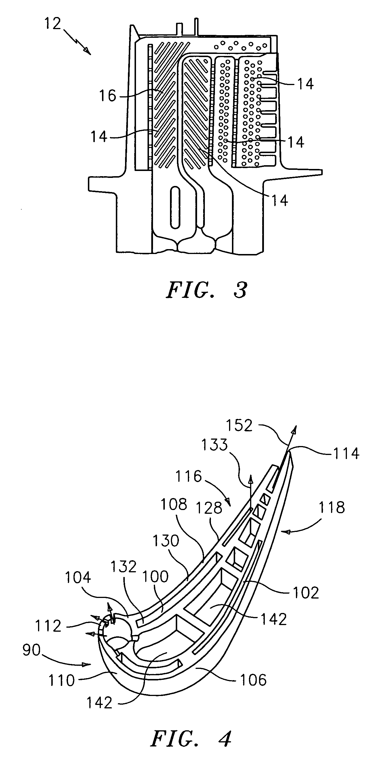 Integrated platform, tip, and main body microcircuits for turbine blades