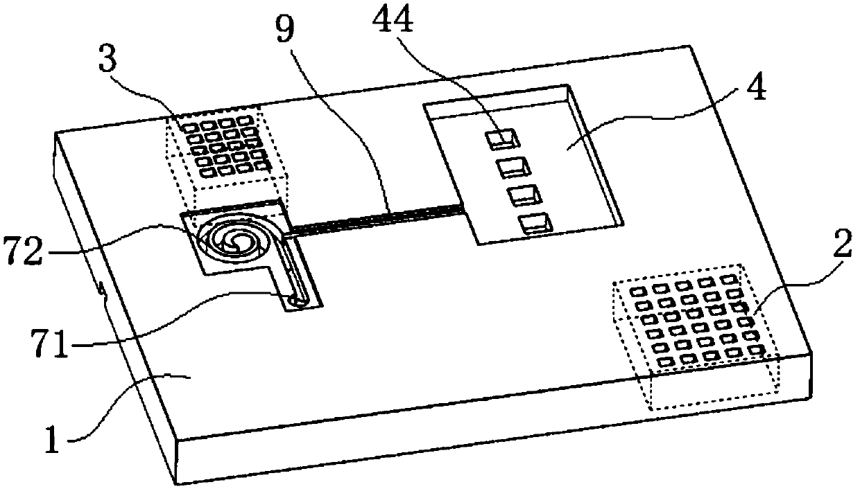 Active cooling device for mobile phone chip