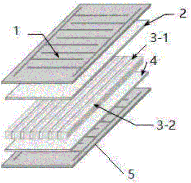 Interdigitated electrodes piezoelectric fiber composite material and preparation method therefor