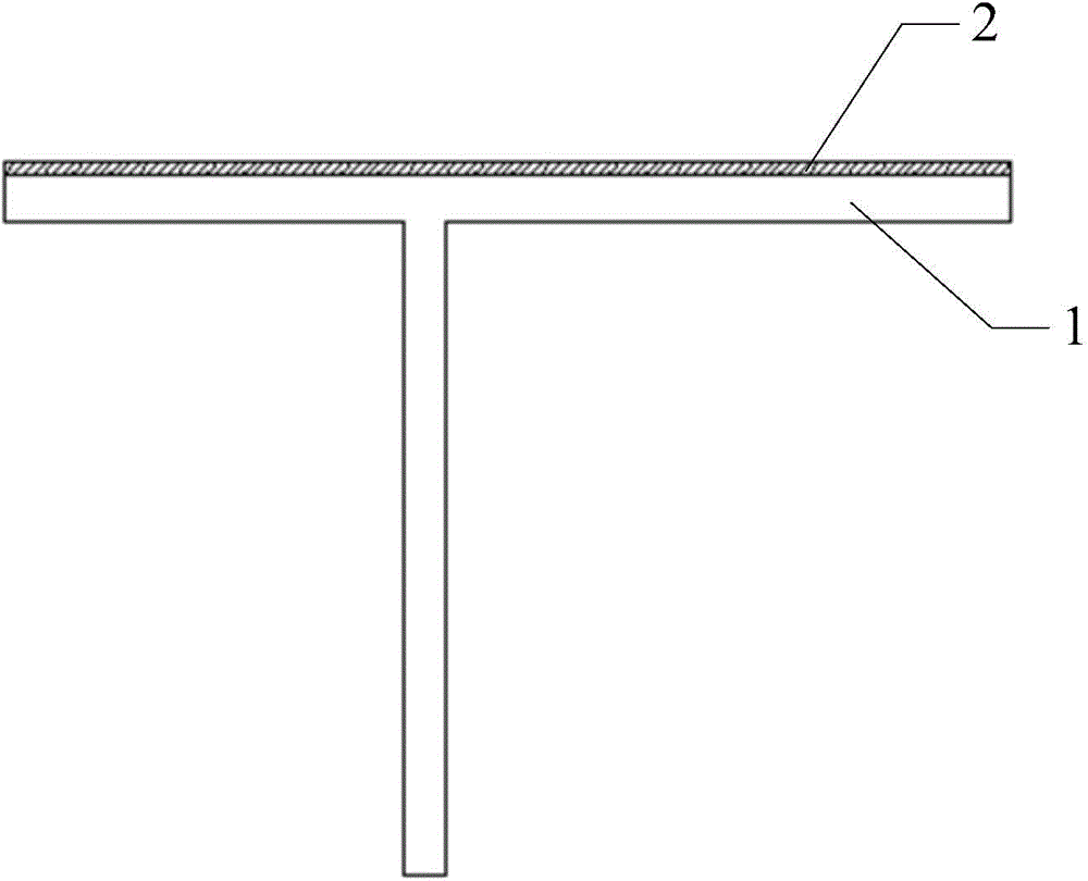 Film-covered profile and preparation method thereof