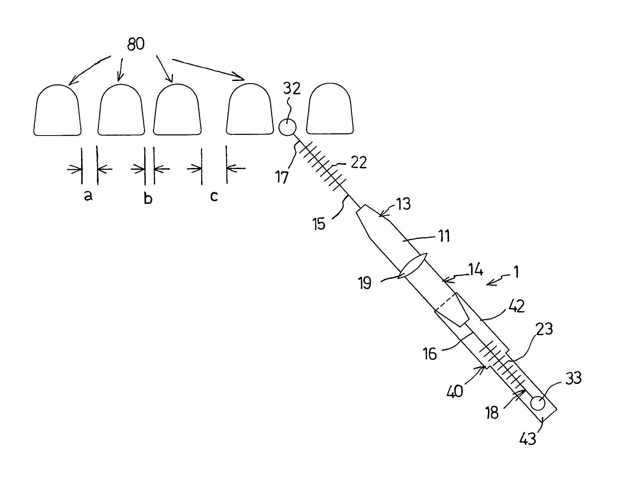 Dual head interdental toothbrush