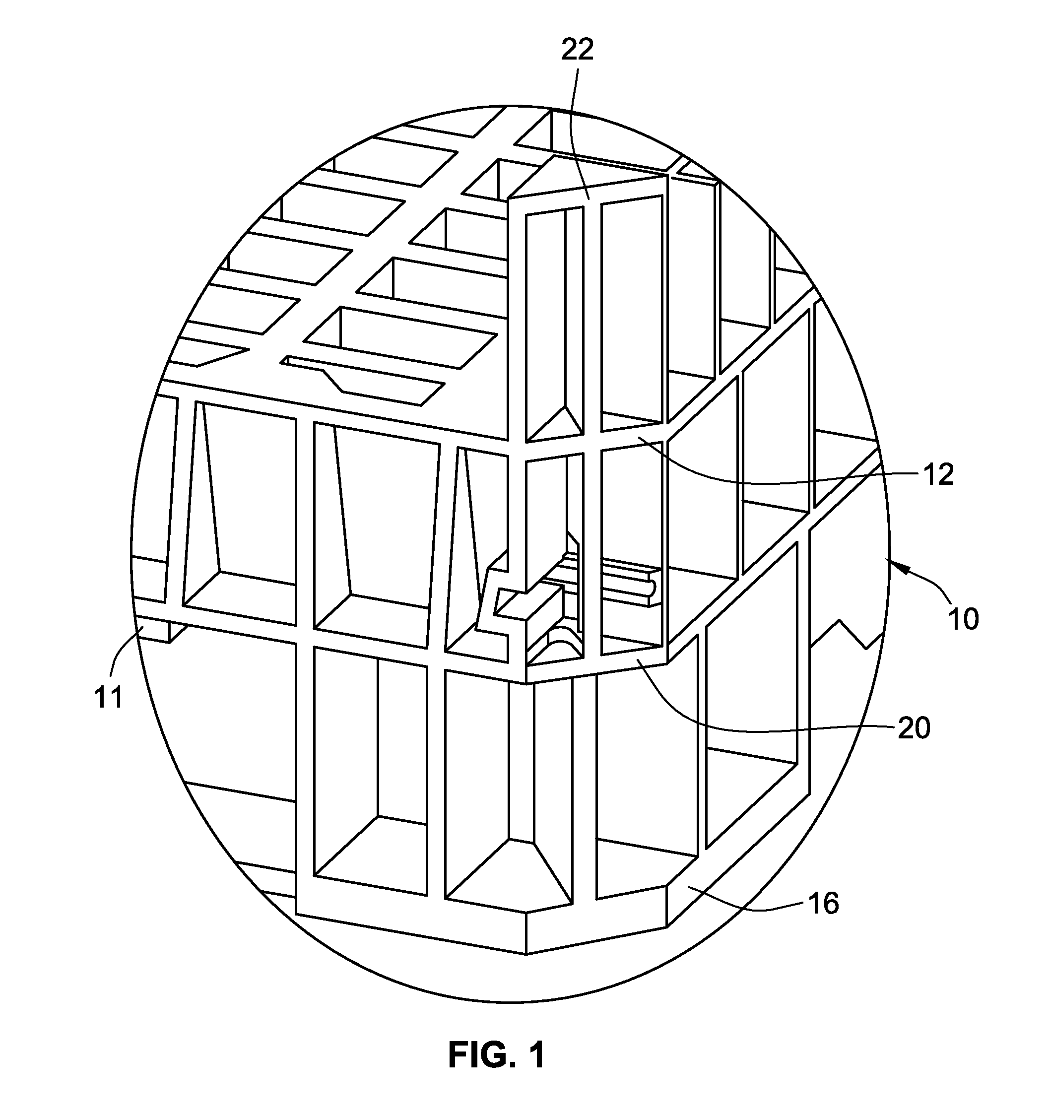 Hinge Rod Trap for a Collapsible Bin