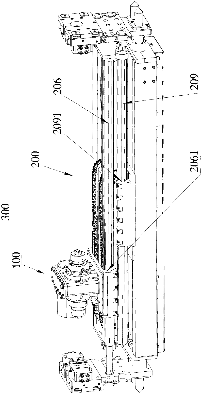 Side anchor rod machine and heading-anchoring machine