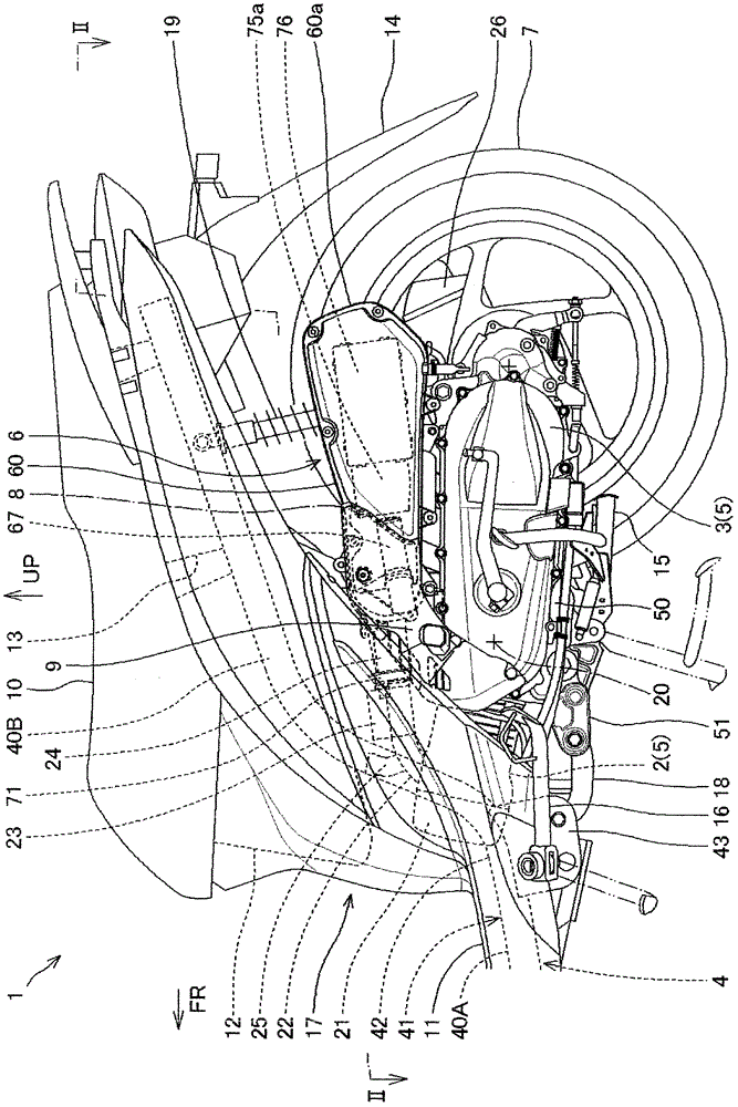 Air filter mechanism for small-sized vehicle