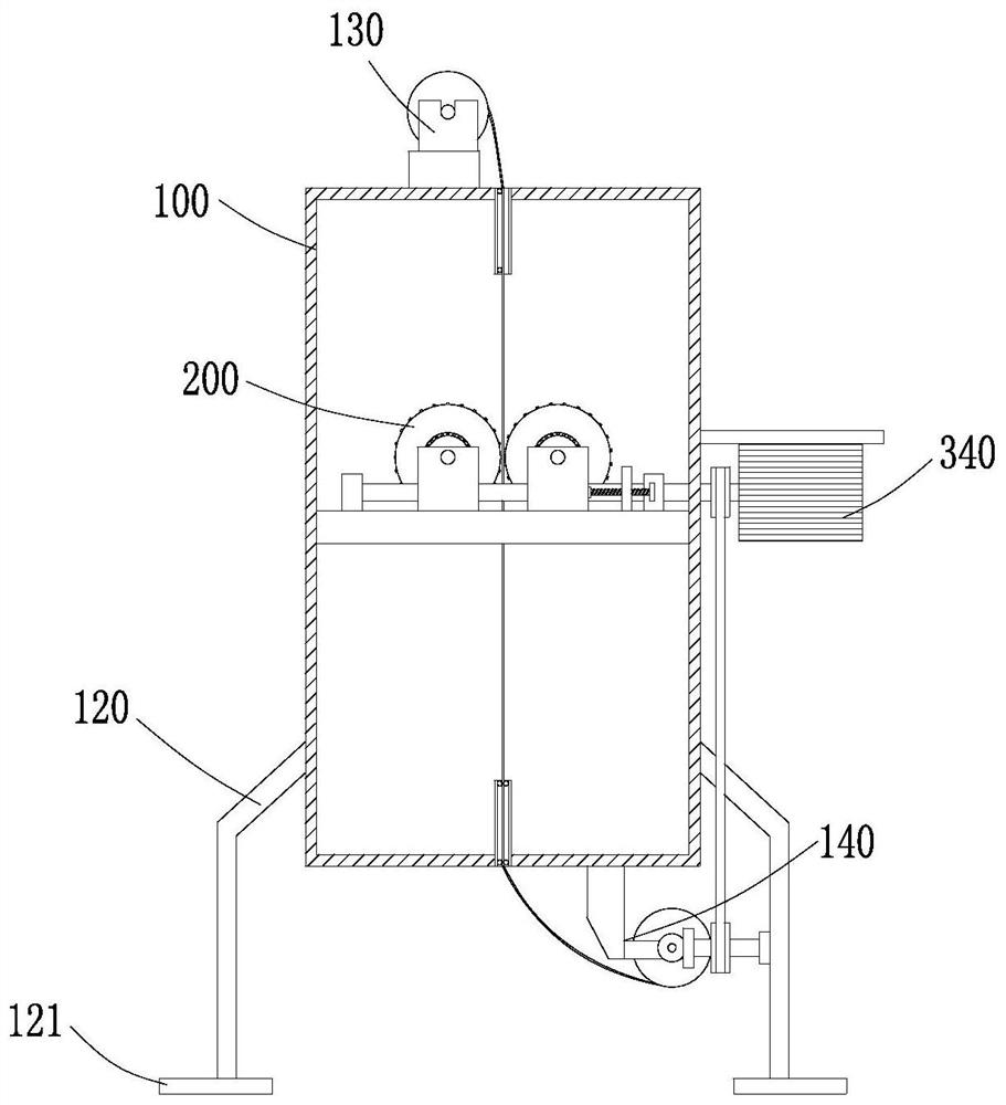 Metal film double-sided printing device