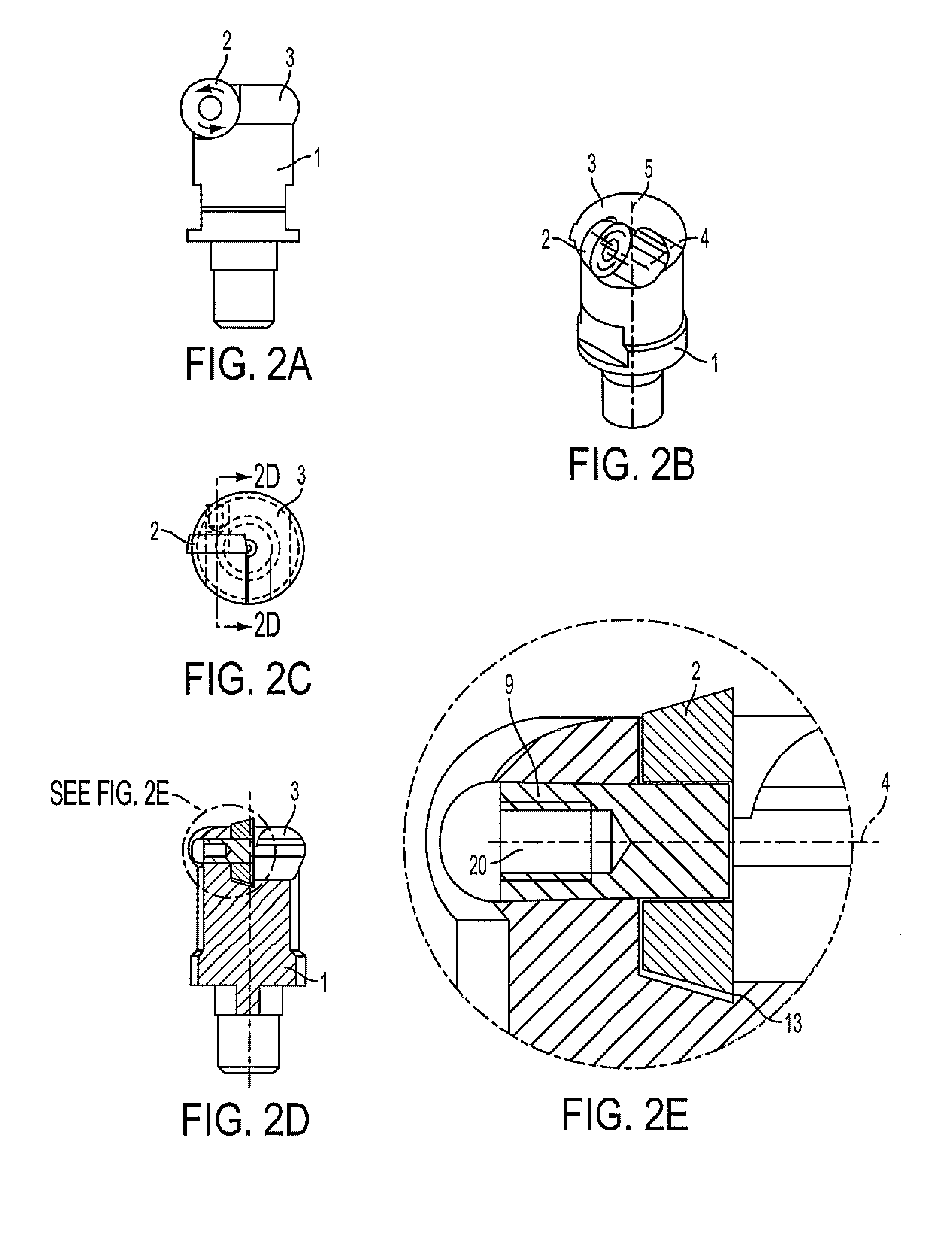 Milling tool for machining work pieces
