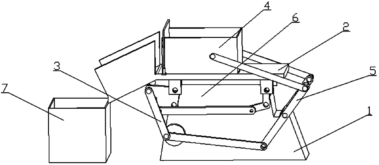 Solid and liquid separation mechanism for kitchen