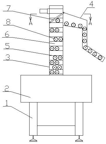 Cover arranging and positioning mechanism for filling and sealing integrated machine