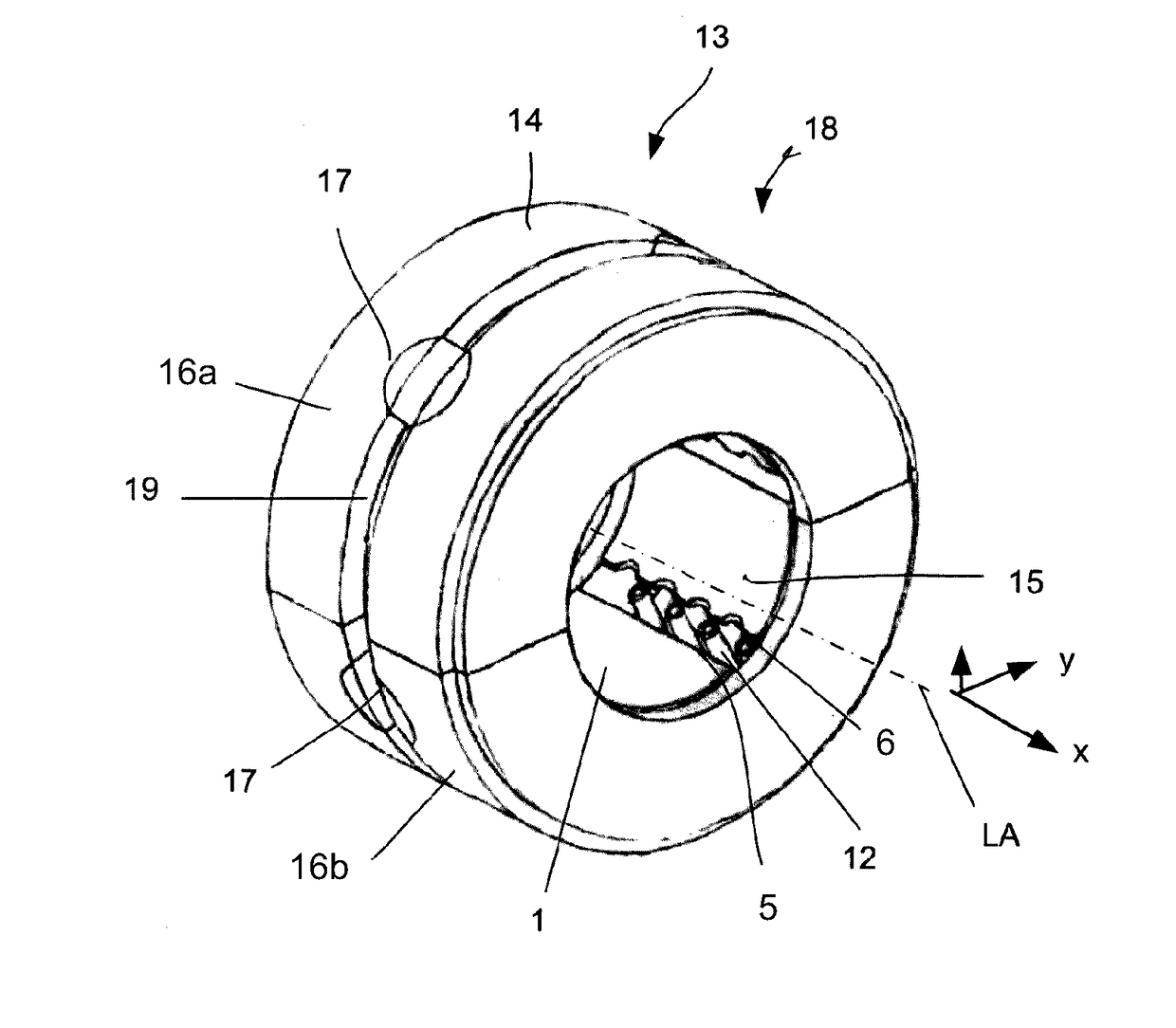 Tilting pad and radial plain bearing