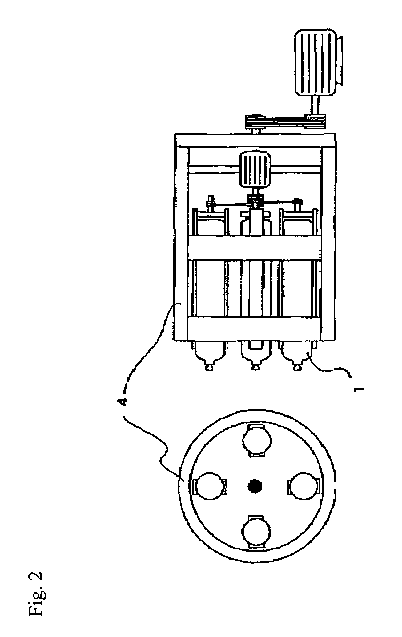 Processing method for high pressure gas container and halogen containing gas filled in said container