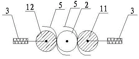 On-line self-repairing embossing device