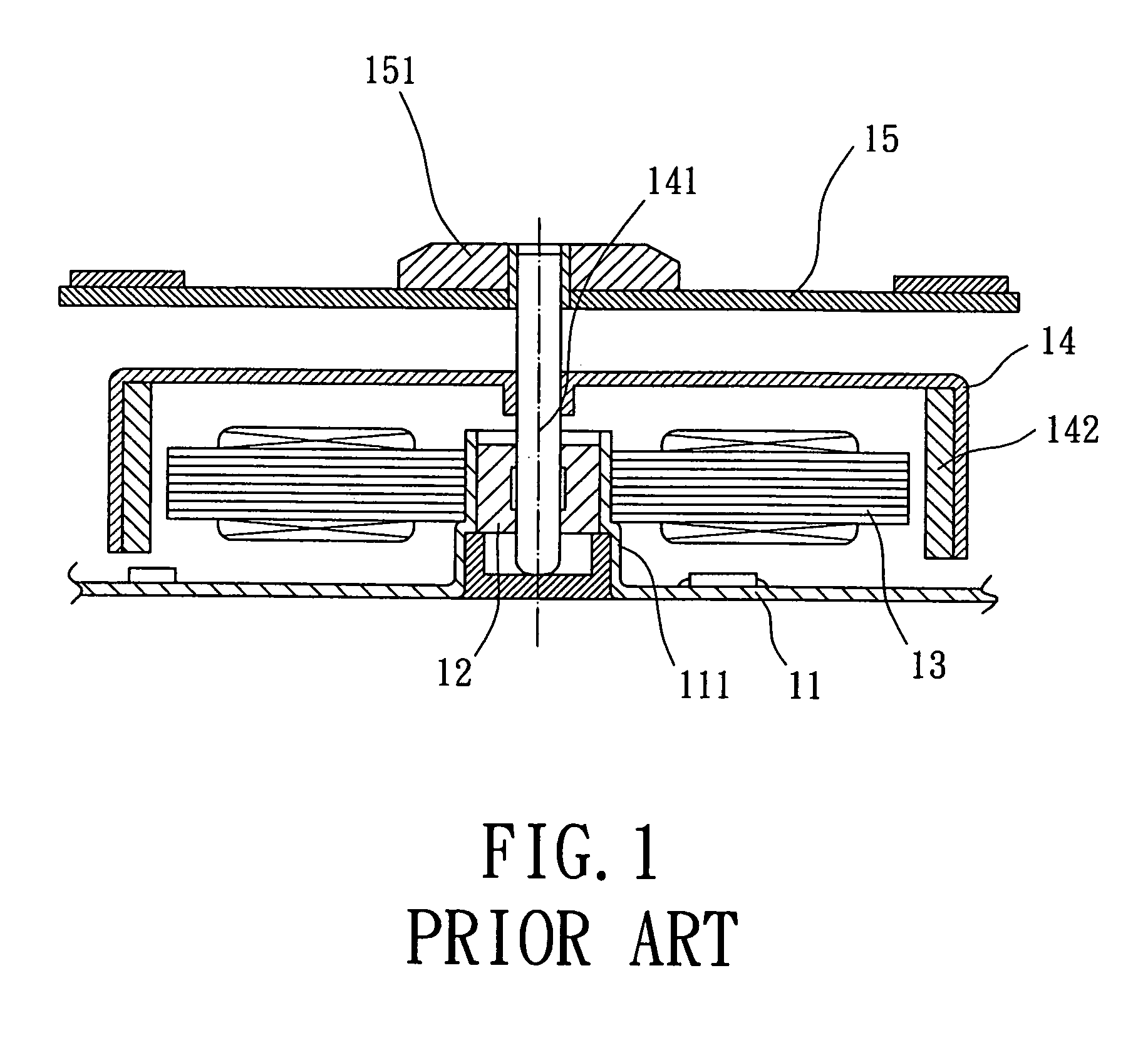 Brushless DC motor with tray coupling structure