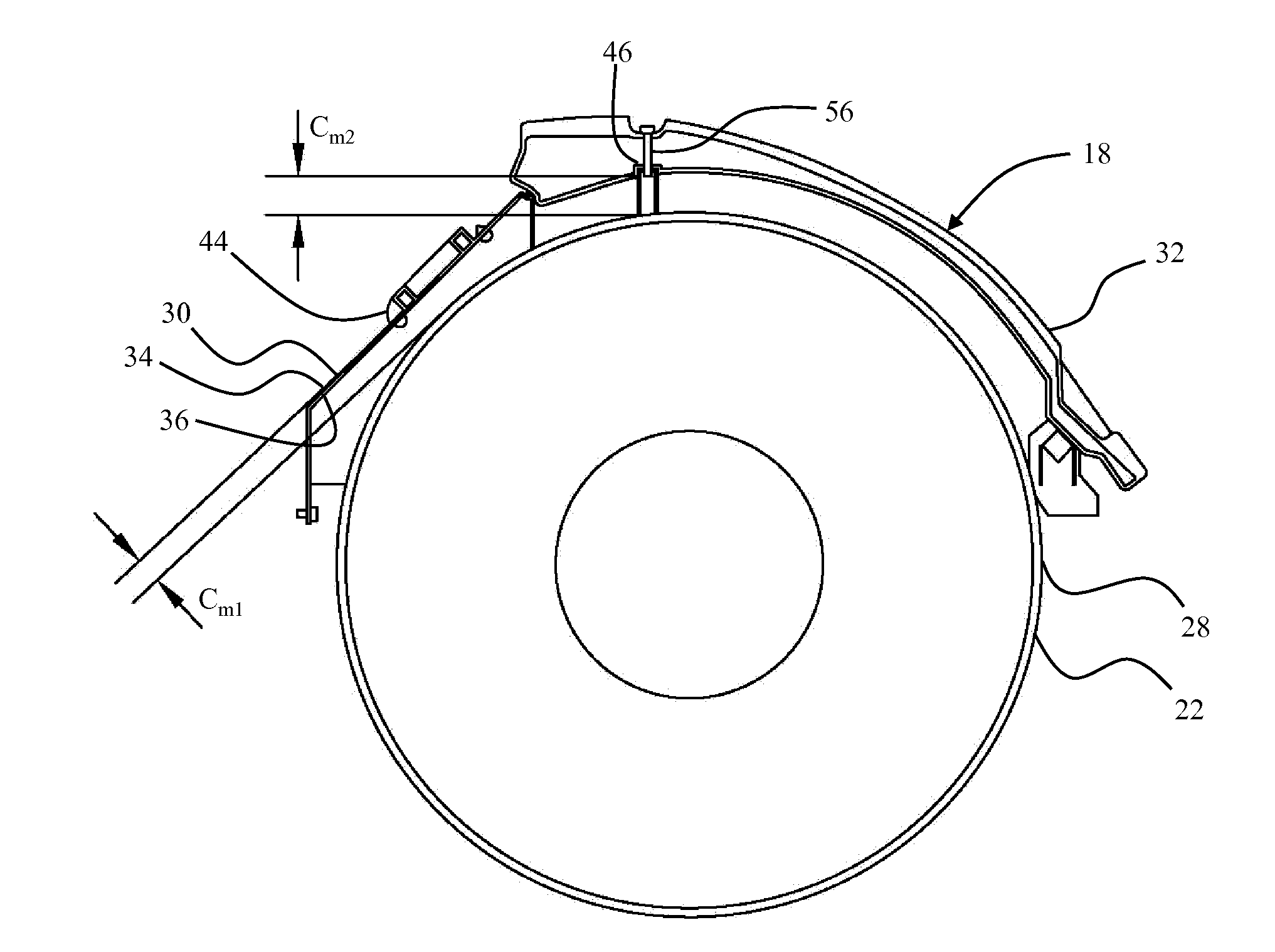 Fender assembly for wheel tractor-scrapers