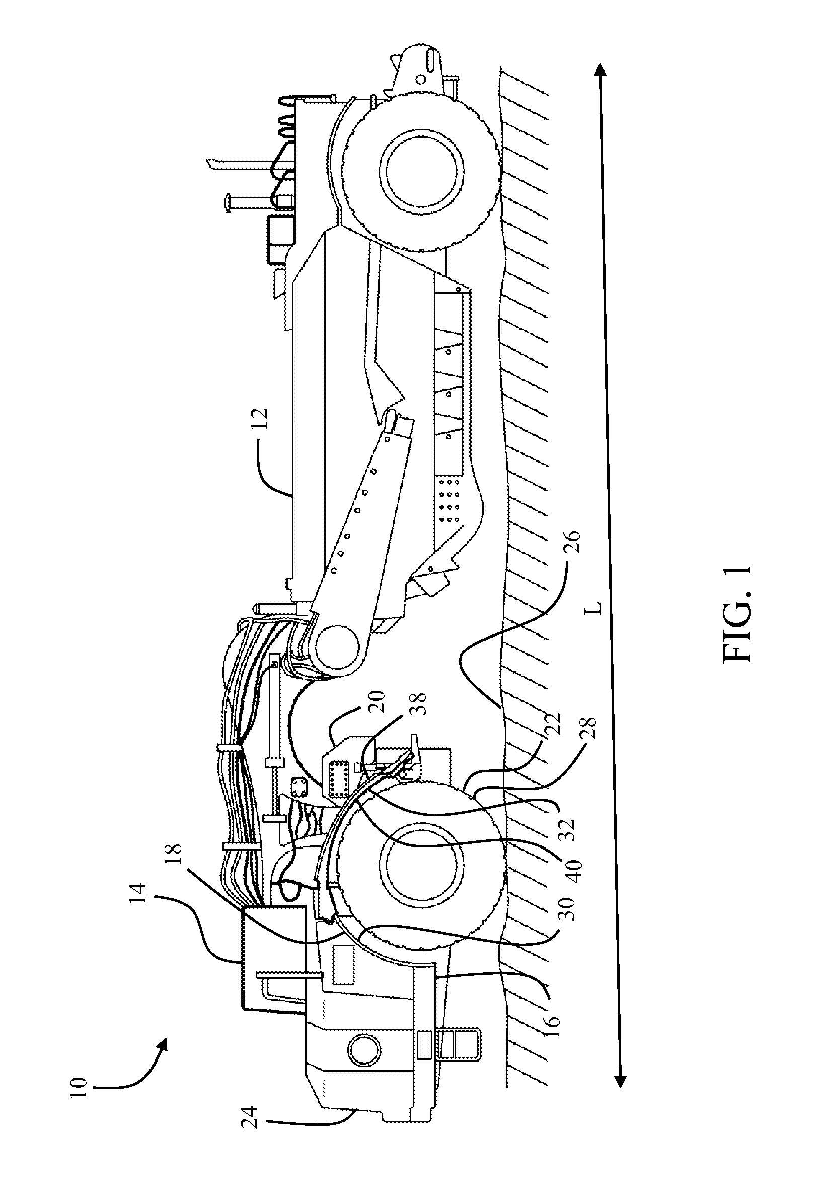 Fender assembly for wheel tractor-scrapers