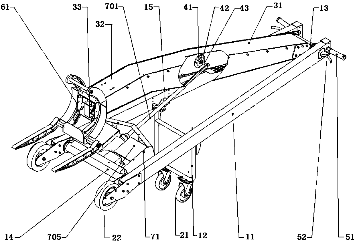 Portable multifunctional hoisting moped