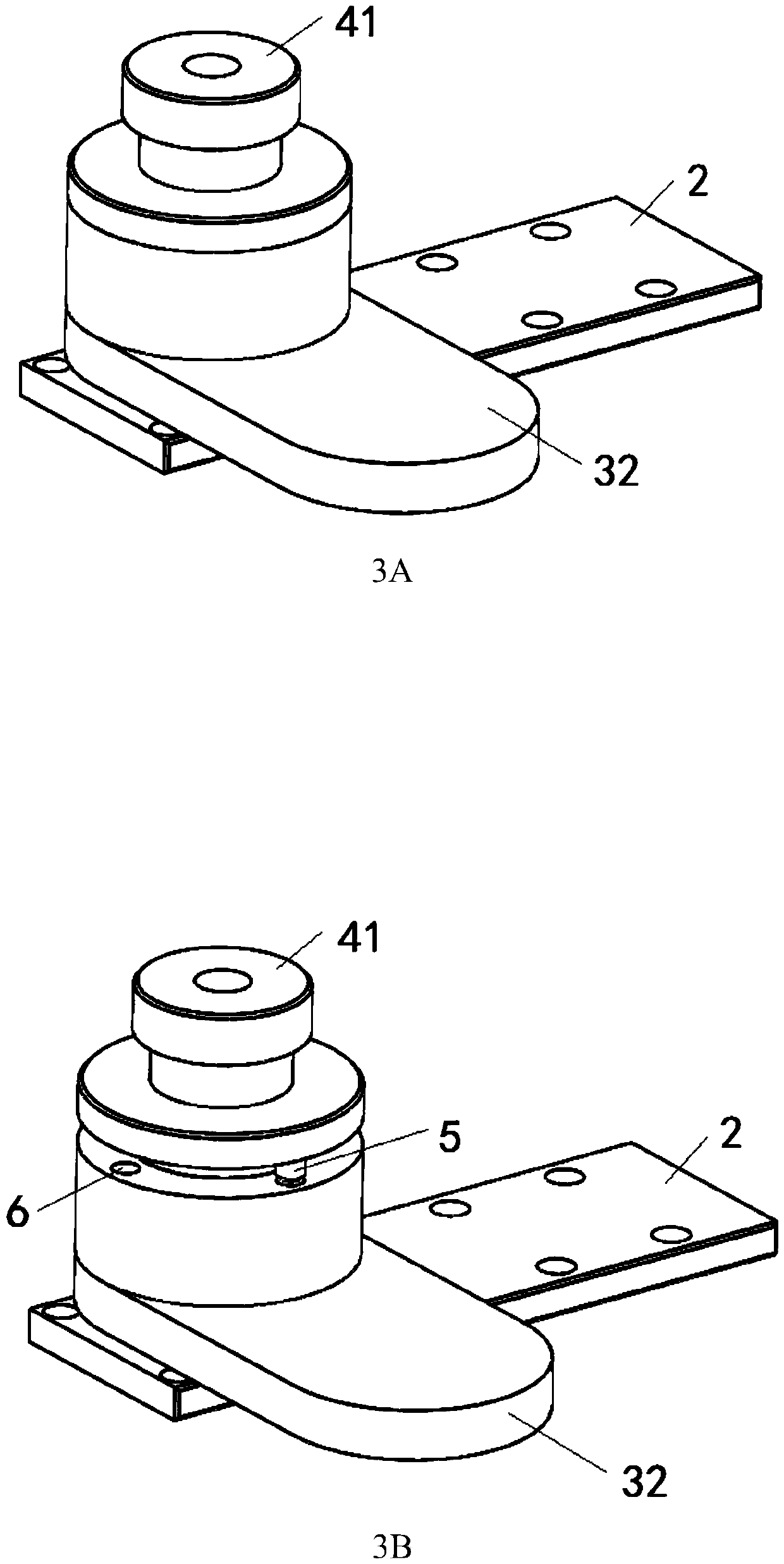 Rotational positioning mechanism and upper limb rehabilitation device with mechanism