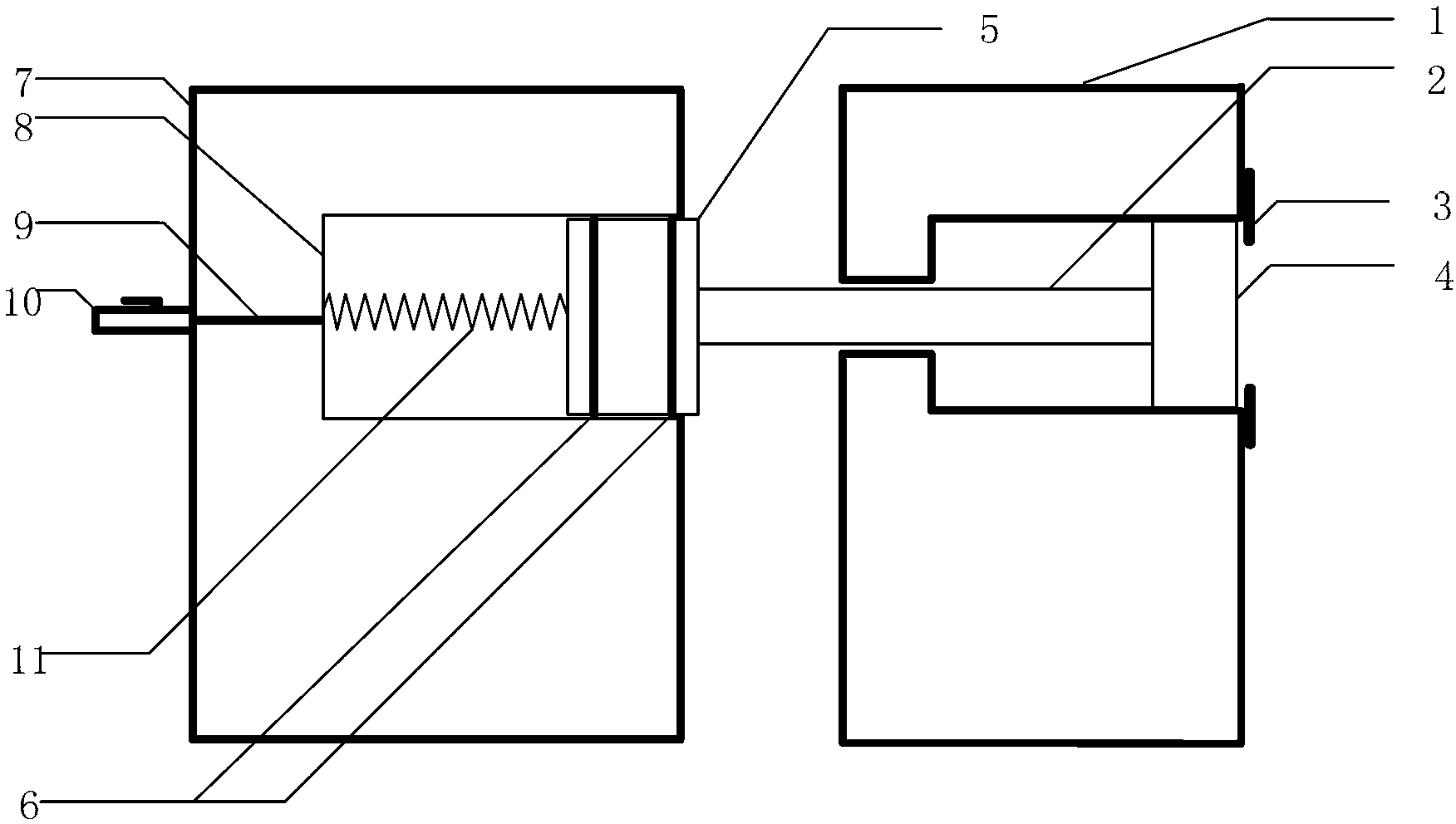 Adjustable air damper for split Hopkinson pressure bar