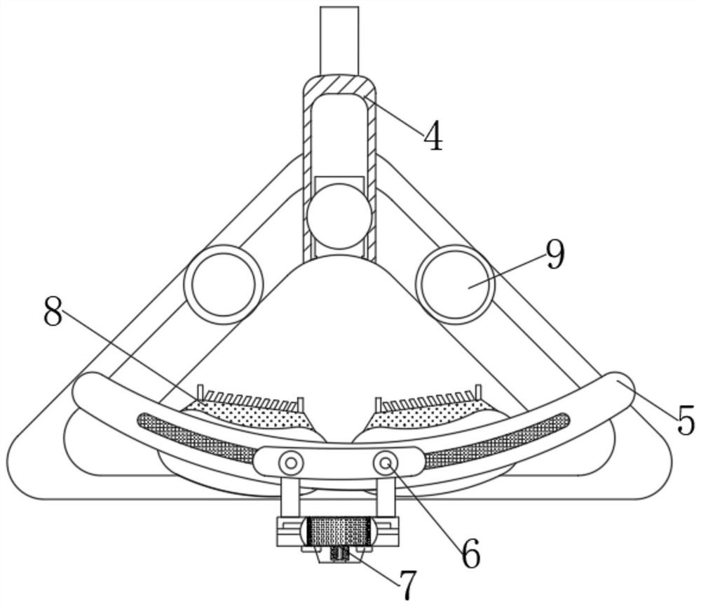 Automatic spraying and spraying efficiency improving device for computer case