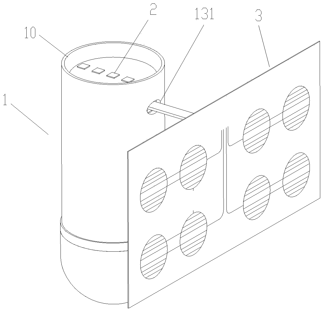 Capsule pressure measuring device