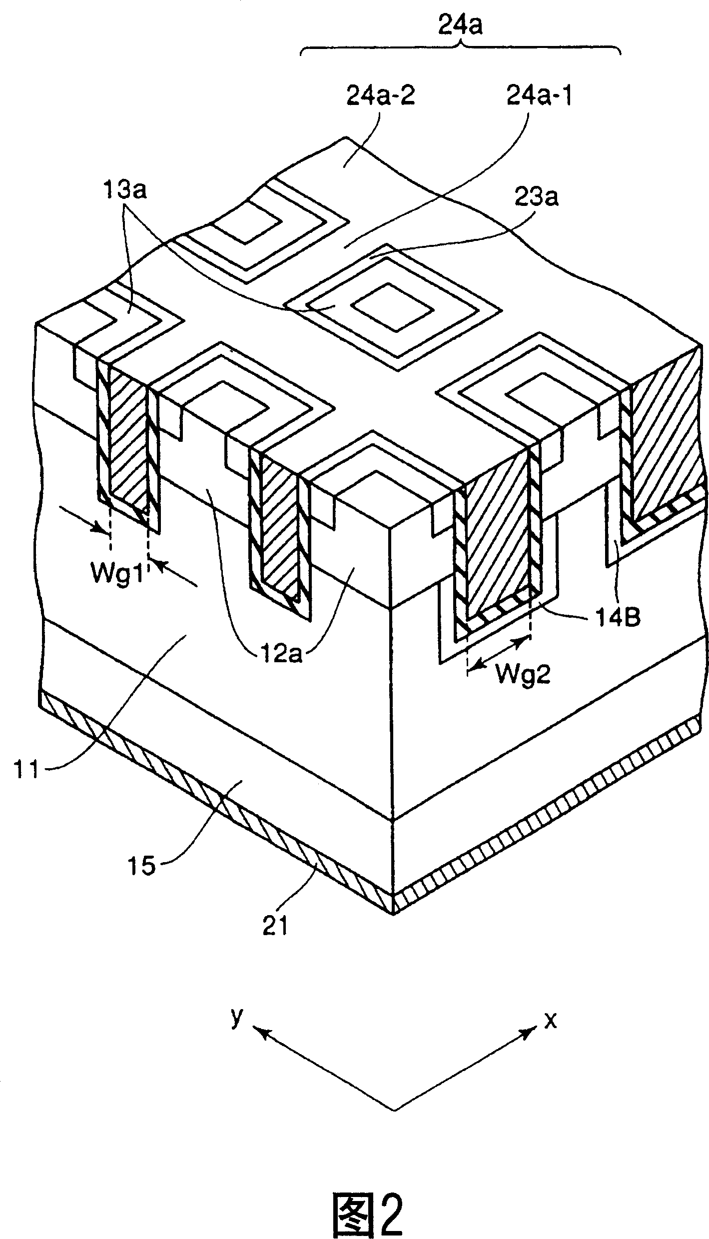 Insulating grid type semiconductor device