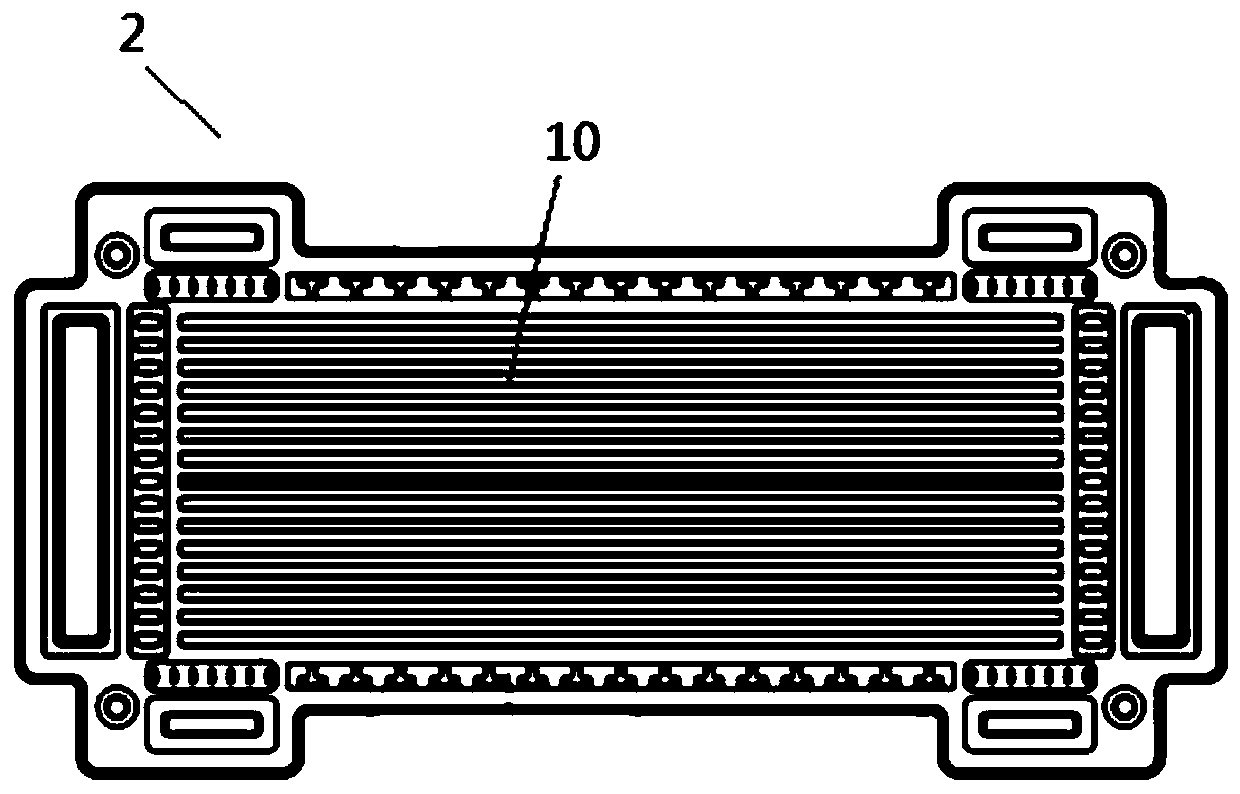 Fuel cell pole plate thickness detection system