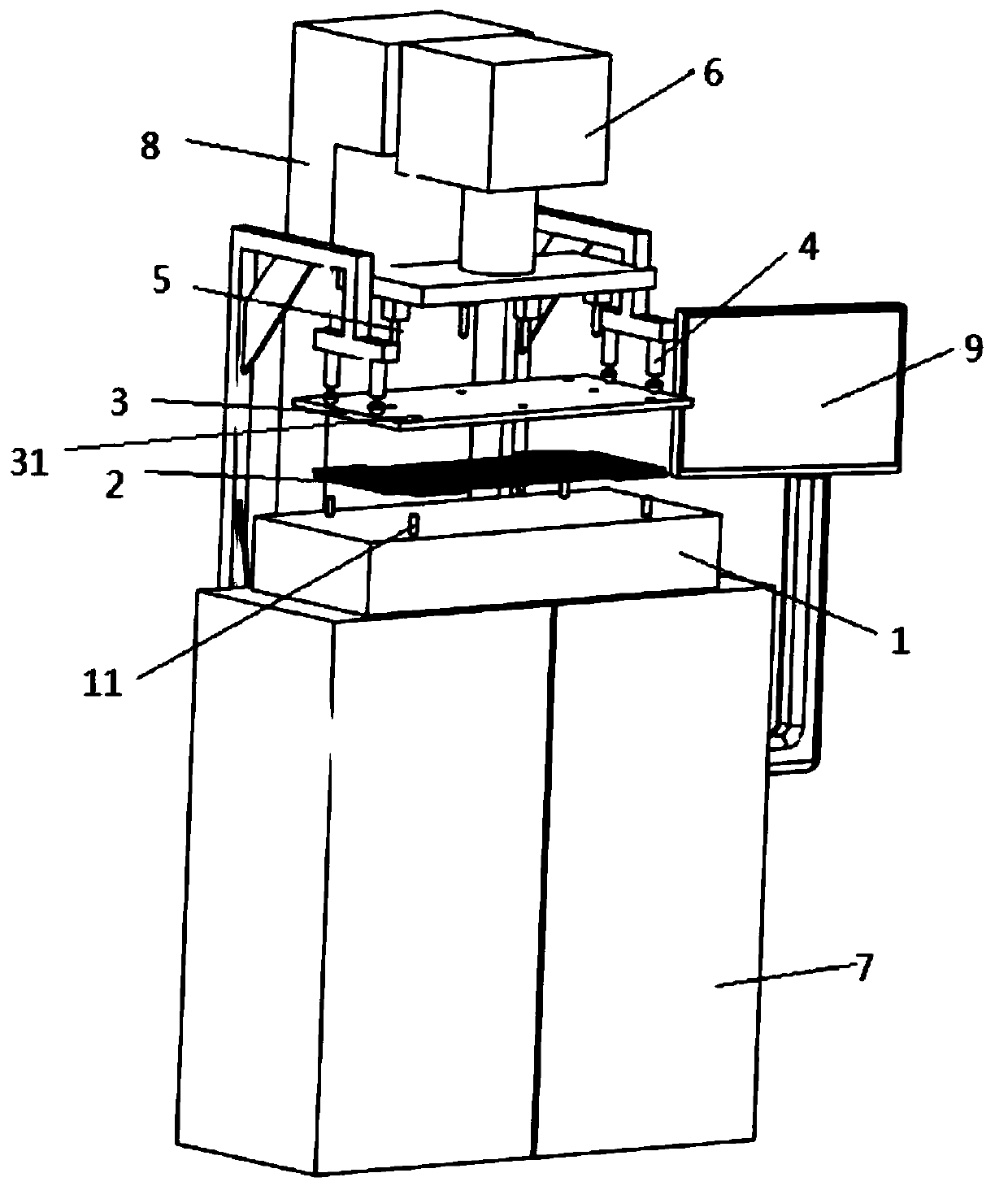 Fuel cell pole plate thickness detection system