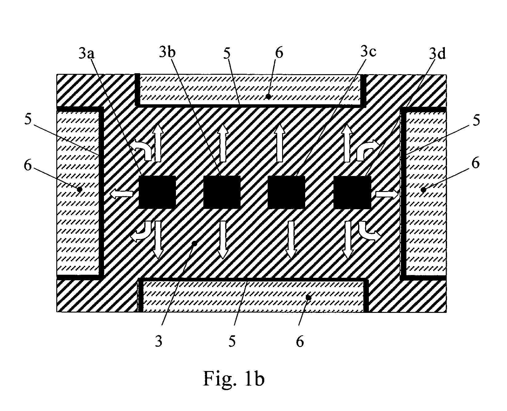 Three-dimensional integrated circuit with integrated heat sinks
