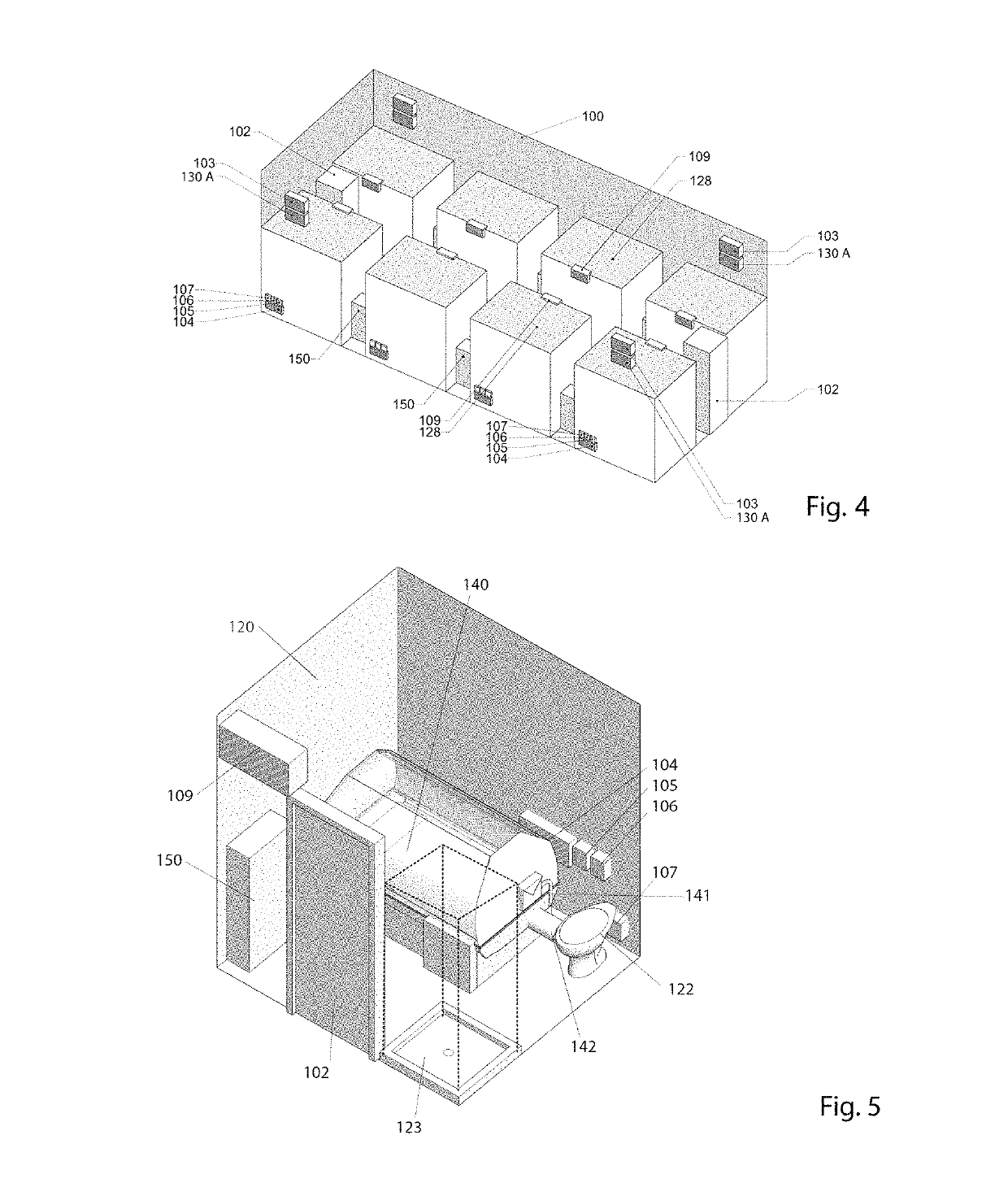 Recursive multi-tiered health isolation facility