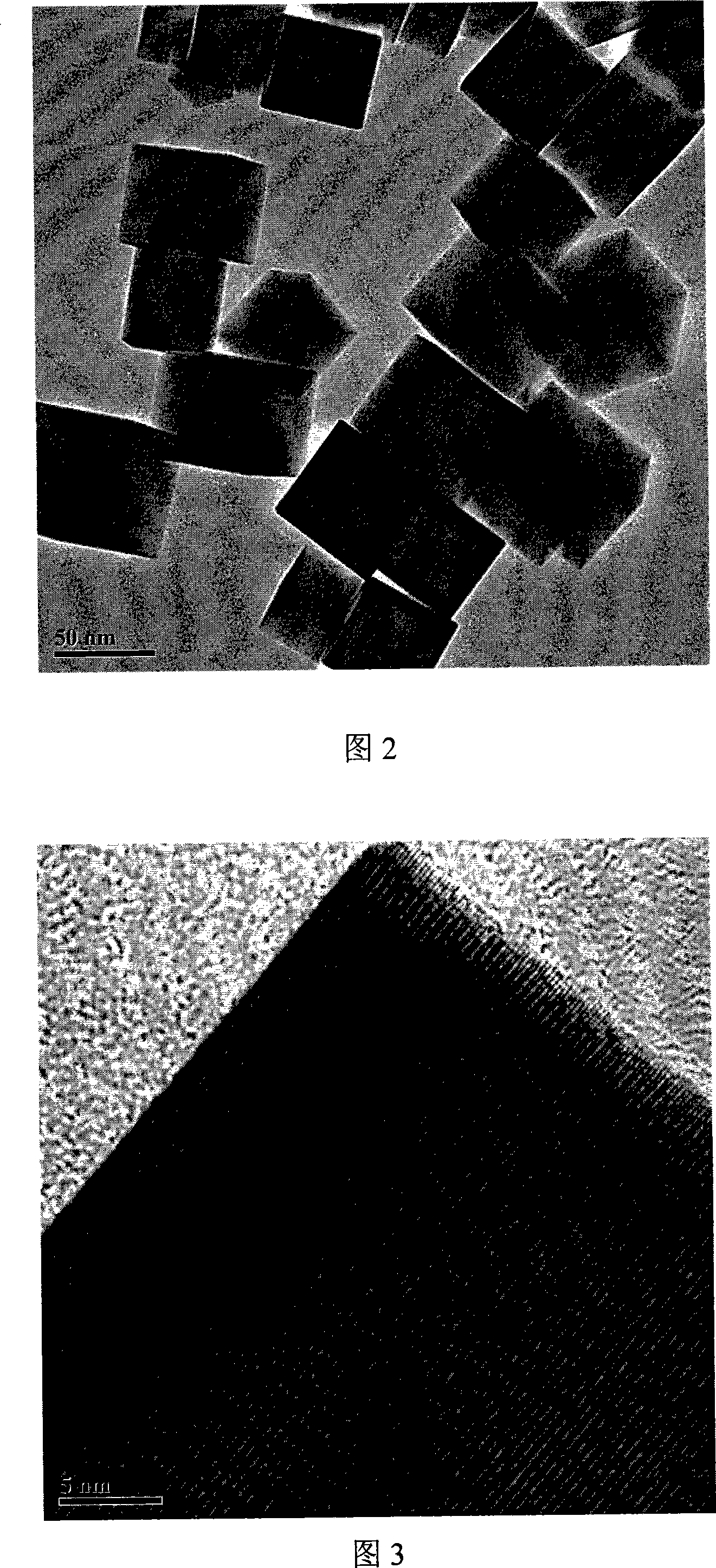 Process for producing indium oxide nanocrystalline with controlled shape