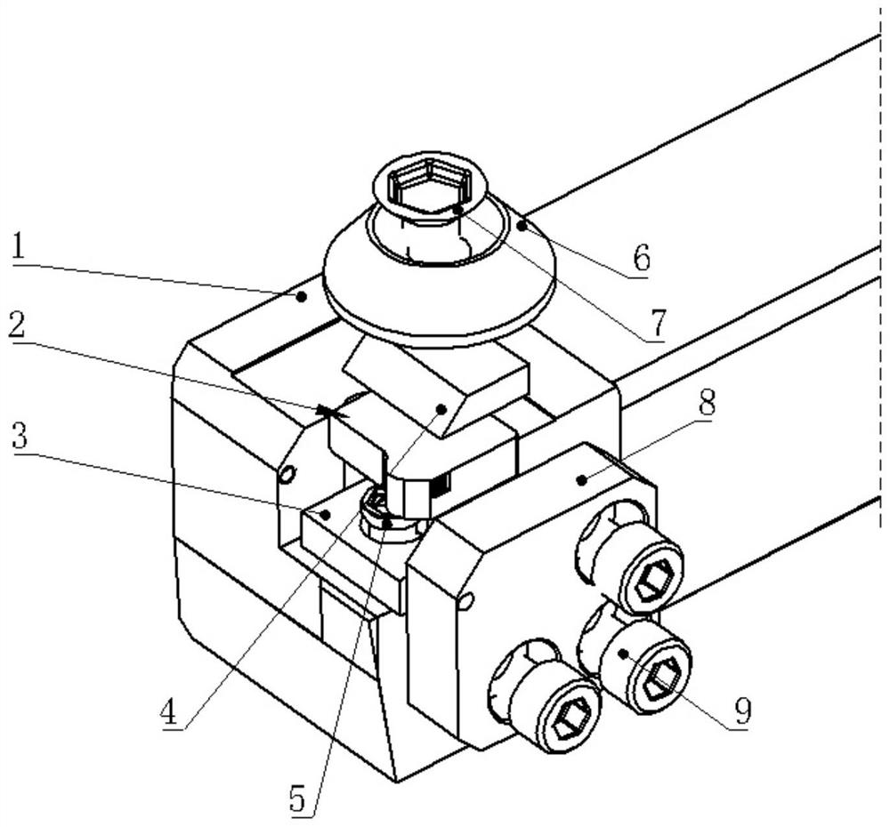 Liquid nitrogen conformal inner-cooling forming cutter and mounting method thereof