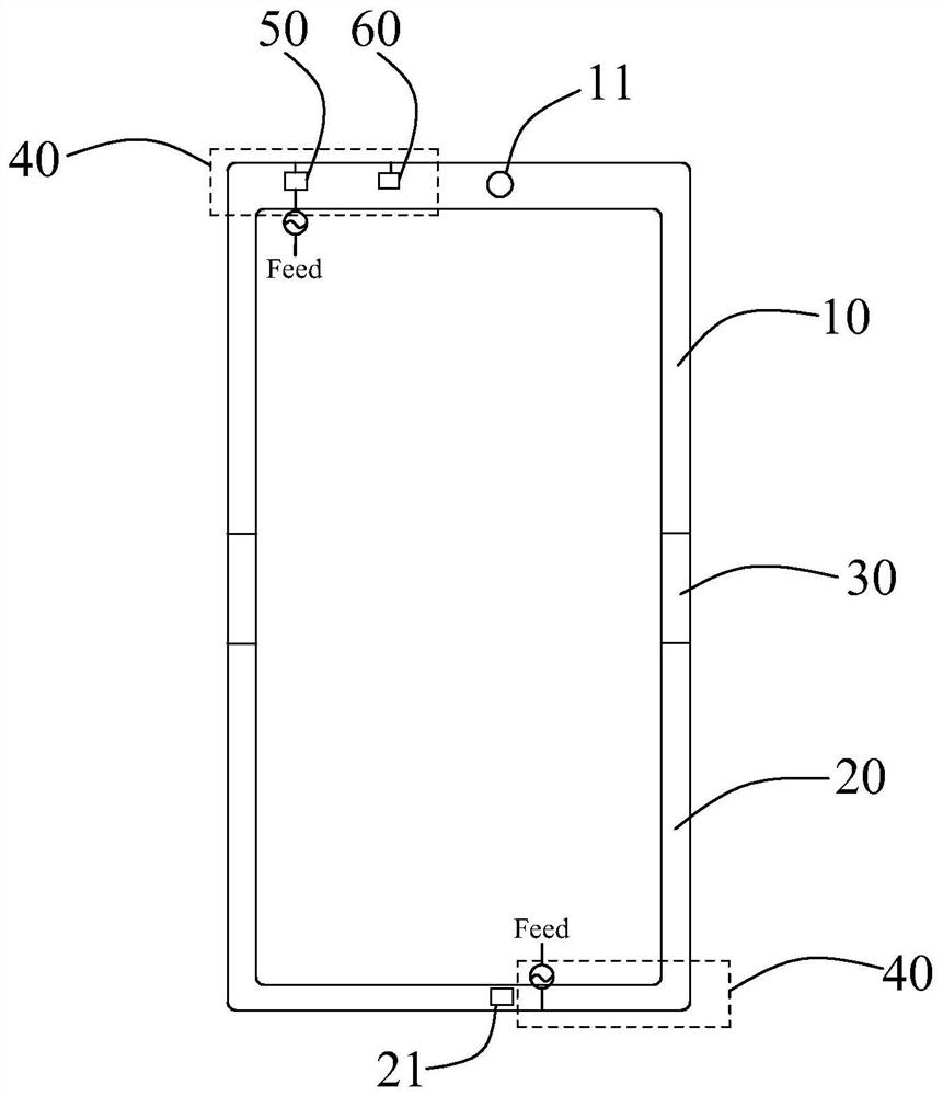 Antenna tuning method and system for foldable mobile terminal and foldable mobile terminal