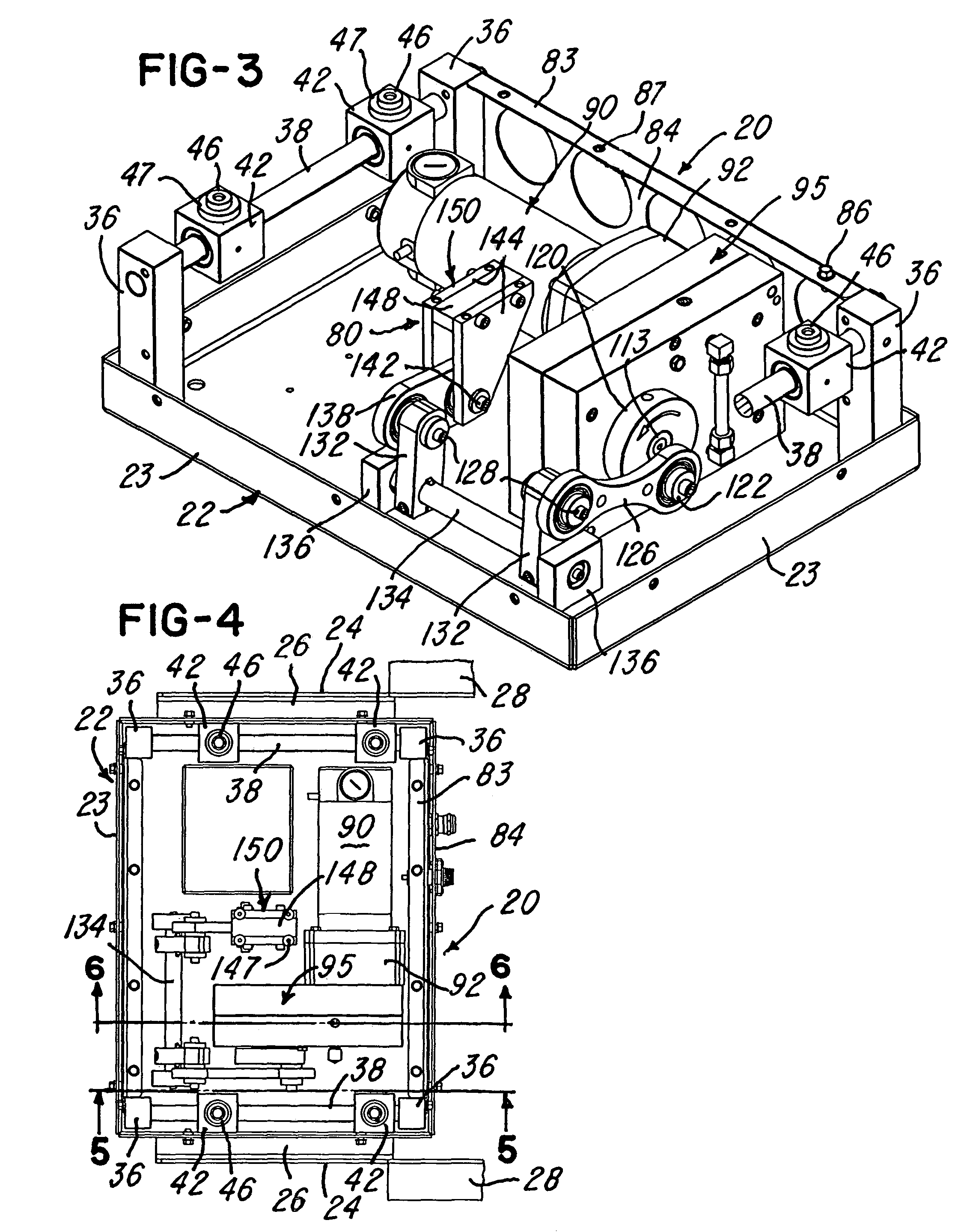 Shaker conveyor with elliptical gear drive system
