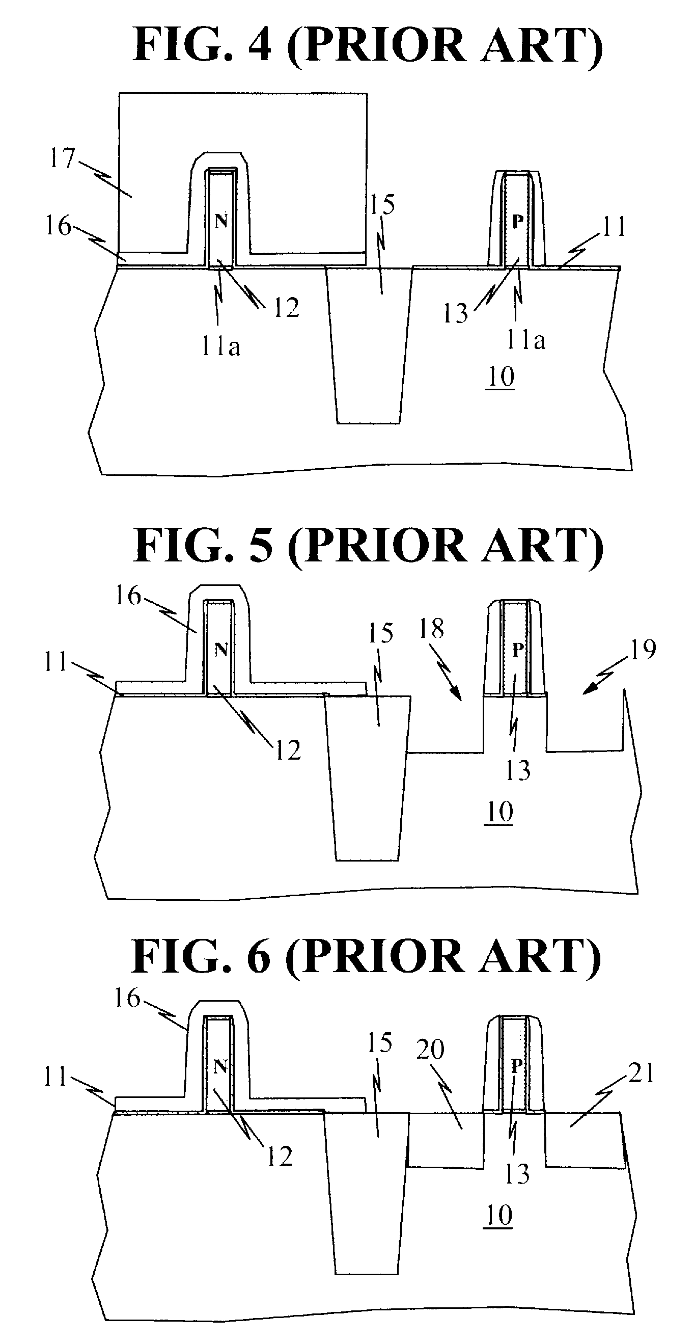 Method of doping field-effect-transistors (FETs) with reduced stress/strain relaxation and resulting FET devices