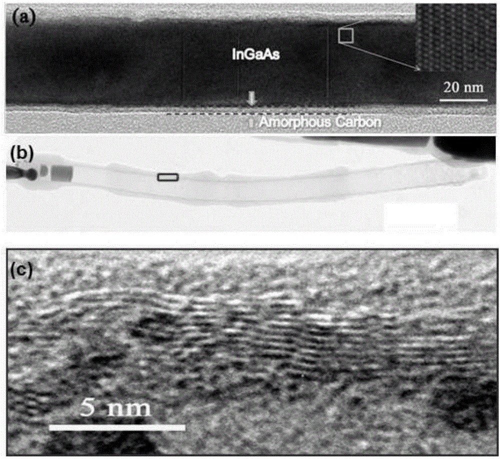 Method for preparing carbon nanotubes by electron beam induced deposition