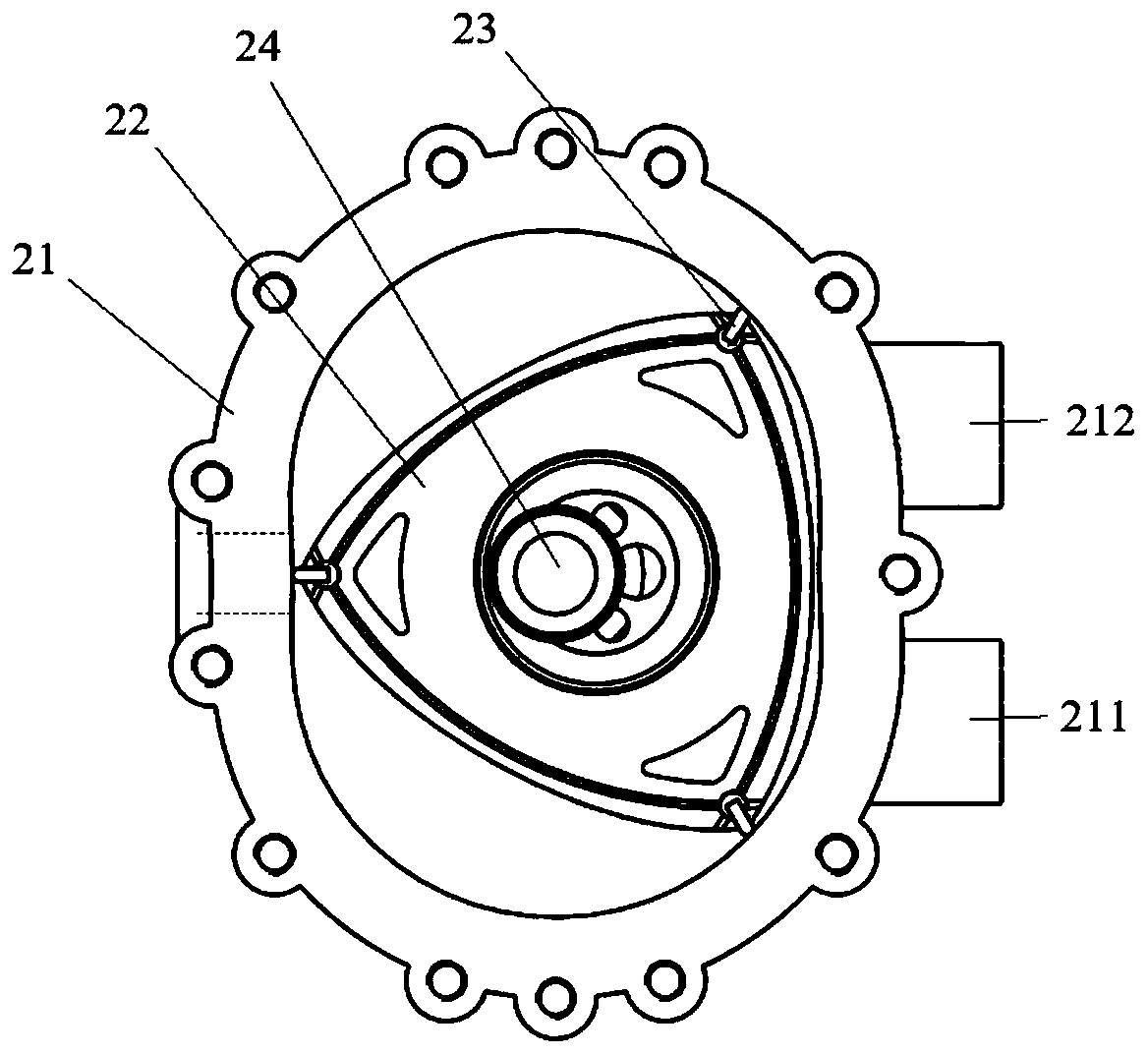 Rotor engine wearing detecting device and method